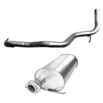 AP Exhaust® - Exhaust Muffler and Tailpipe Kit