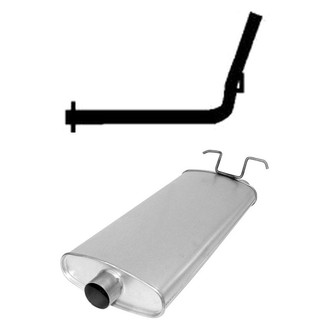 AP Exhaust® - Exhaust Muffler and Tailpipe Kit