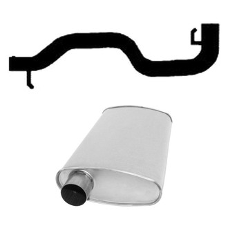 AP Exhaust® - Exhaust Muffler and Tailpipe Kit