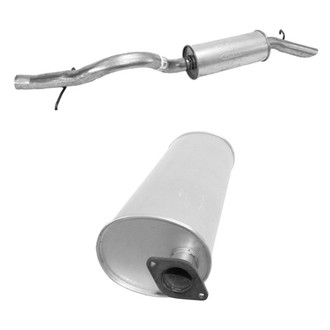 AP Exhaust® - Exhaust Muffler and Tailpipe Kit