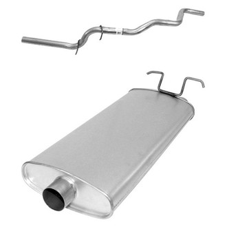 AP Exhaust® - Exhaust Muffler and Tailpipe Kit