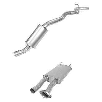 AP Exhaust® - Exhaust Muffler and Tailpipe Kit