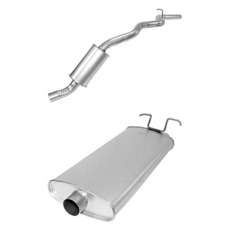 AP Exhaust® - Exhaust Muffler and Tailpipe Kit