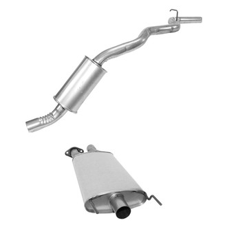 AP Exhaust® - Exhaust Muffler and Tailpipe Kit