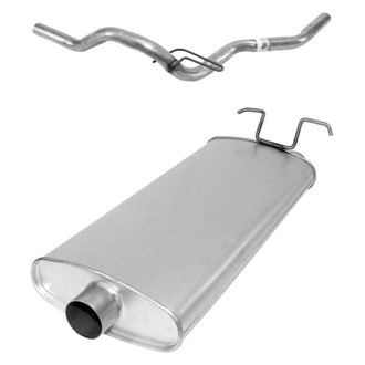 AP Exhaust® - Exhaust Muffler and Tailpipe Kit