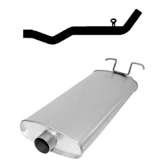 AP Exhaust® - Exhaust Muffler and Tailpipe Kit