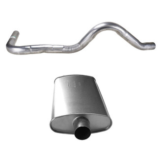 AP Exhaust® - Exhaust Muffler and Tailpipe Kit