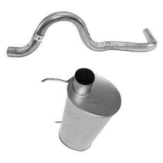 AP Exhaust® - Exhaust Muffler and Tailpipe Kit