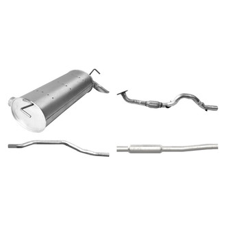 AP Exhaust® - Challenge Series Exhaust Muffler and Pipe Assembly Kit