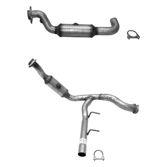 AP Exhaust® - Direct Fit Catalytic Converter and Pipe Assembly Set