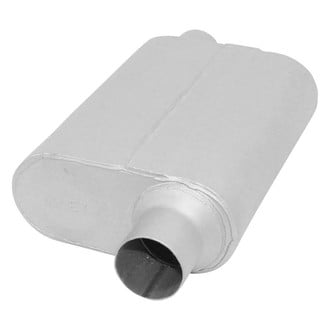 AP Exhaust® - Xlerator Performance Oval Gray Exhaust Muffler