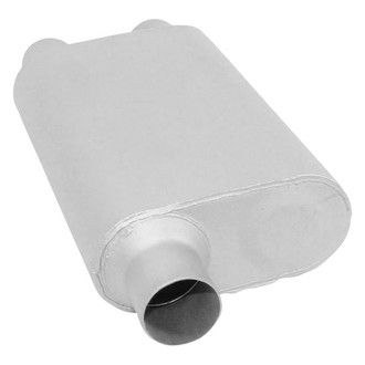 AP Exhaust® - Xlerator Performance Oval Gray Exhaust Muffler