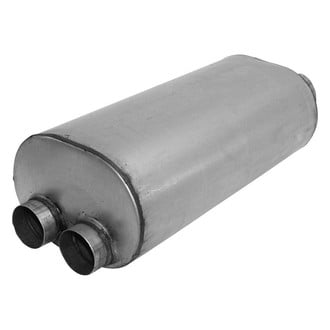 AP Exhaust® - Xlerator Performance Aluminized Steel Oval Gray Exhaust Muffler