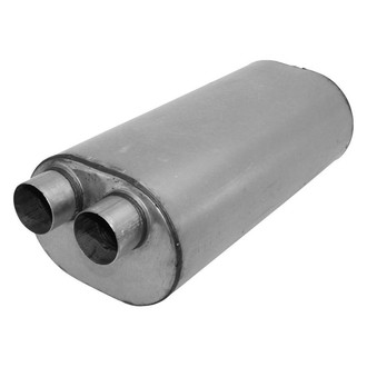 AP Exhaust® - Xlerator Performance Aluminized Steel Oval Gray Exhaust Muffler