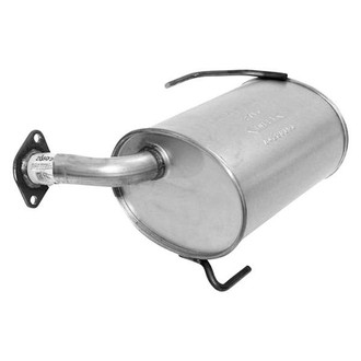 AP Exhaust® - Driver Side Aluminized Steel Exhaust Muffler and Pipe Assembly
