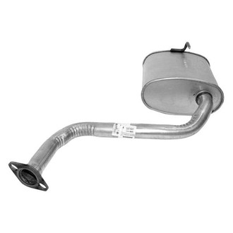 AP Exhaust® - Driver Side Aluminized Steel Exhaust Muffler and Pipe Assembly