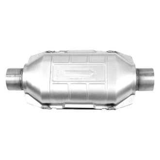 AP Exhaust® - 608 Series Universal Fit Oval Body Catalytic Converter (2.5" ID, 2.5" OD)