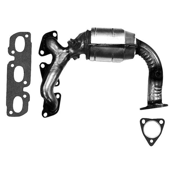 AP Exhaust® - Stainless Steel Direct Fit Exhaust Manifold with Integrated Catalytic Converter