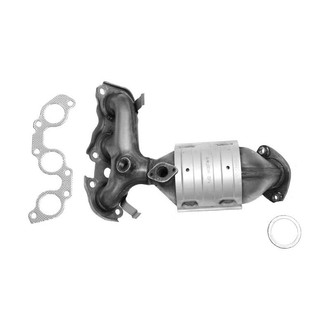 AP Exhaust® - Stainless Steel Direct Fit Exhaust Manifold with Integrated Catalytic Converter