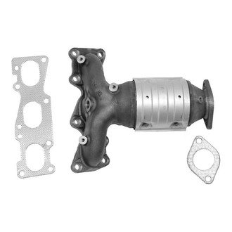 AP Exhaust® - Stainless Steel Direct Fit Exhaust Manifold with Integrated Catalytic Converter