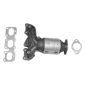 AP Exhaust® - Stainless Steel Direct Fit Exhaust Manifold with Integrated Catalytic Converter