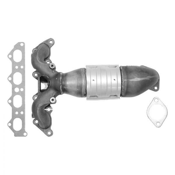 AP Exhaust® - Stainless Steel Direct Fit Exhaust Manifold with Integrated Catalytic Converter