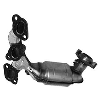 AP Exhaust® - Stainless Steel Direct Fit Exhaust Manifold with Integrated Catalytic Converter