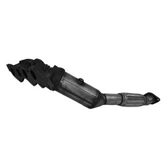 AP Exhaust® - Stainless Steel Direct Fit Exhaust Manifold with Integrated Catalytic Converter