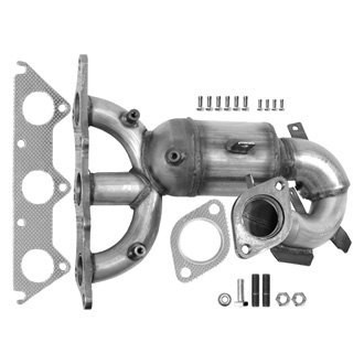 AP Exhaust® - Stainless Steel Direct Fit Exhaust Manifold with Integrated Catalytic Converter