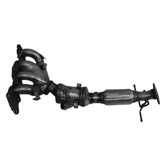 AP Exhaust® - Stainless Steel Direct Fit Exhaust Manifold with Integrated Catalytic Converter