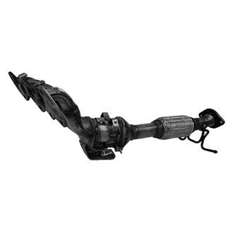 AP Exhaust® - Stainless Steel Direct Fit Exhaust Manifold with Integrated Catalytic Converter