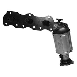 AP Exhaust® 641417 - Stainless Steel Direct Fit Exhaust Manifold with Integrated Catalytic Converter