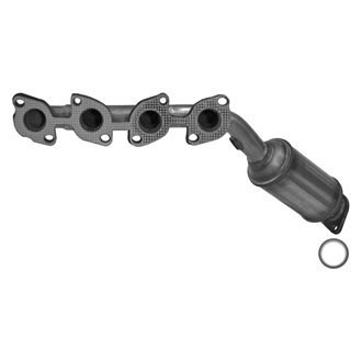 AP Exhaust® - Stainless Steel Direct Fit Exhaust Manifold with Integrated Catalytic Converter