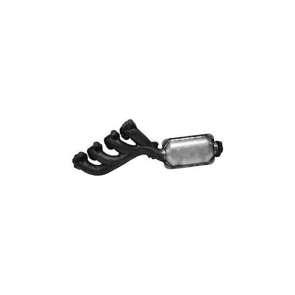 AP Exhaust® - Stainless Steel Direct Fit Exhaust Manifold with Integrated Catalytic Converter