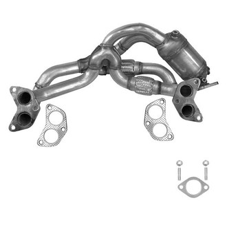 AP Exhaust® - Stainless Steel Direct Fit Exhaust Manifold with Integrated Catalytic Converter