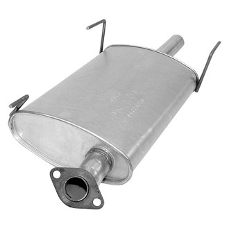AP Exhaust® - MSL Maximum Aluminized Steel Oval Direct Fit Exhaust Muffler with Flange and Spout