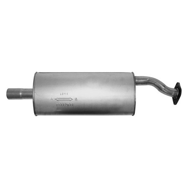 AP Exhaust® - MSL Maximum Aluminized Steel Oval Direct-Fit Exhaust Muffler with Flange and Inlet Neck