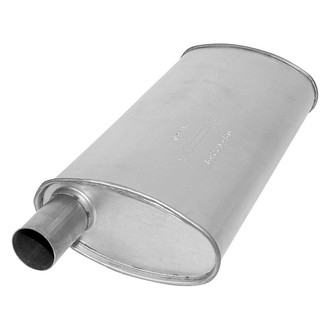 AP Exhaust® - MSL Maximum Aluminized Steel Oval Direct-Fit Exhaust Muffler with Inlet/Outlet Neck