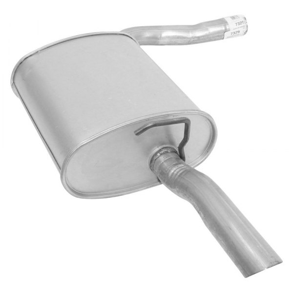 AP Exhaust® - Welded Aluminized Steel Driver Side Exhaust Muffler and Pipe Assembly