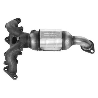 AP Exhaust® - Stainless Steel Direct Fit Exhaust Manifold with Integrated Catalytic Converter