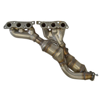 AP Exhaust® - Stainless Steel Direct Fit Exhaust Manifold with Integrated Catalytic Converter