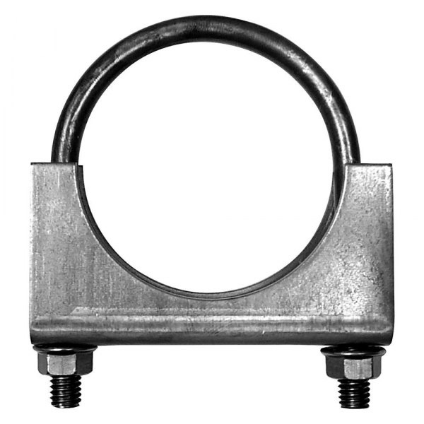 AP Exhaust® - Extra Heavy Duty Driver Side Welded Saddle Natural Exhaust Clamp
