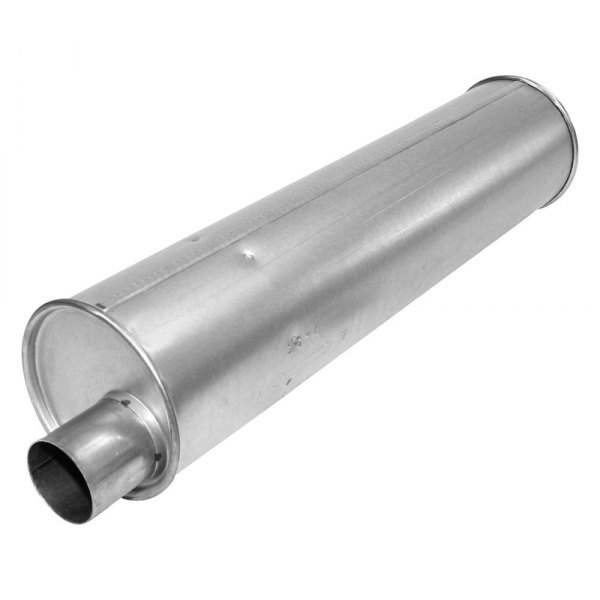 AP Exhaust® - Silentone Series Aluminized Steel Oval Exhaust Muffler with Inlet / Outlet Neck