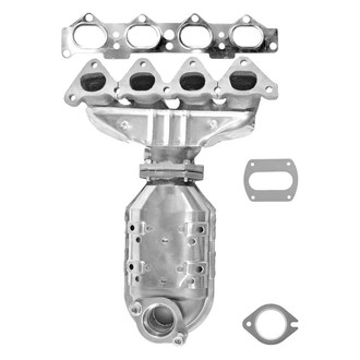 AP Exhaust® - Stainless Steel Direct Fit Exhaust Manifold with Integrated Catalytic Converter