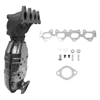 AP Exhaust® - Stainless Steel Direct Fit Exhaust Manifold with Integrated Catalytic Converter