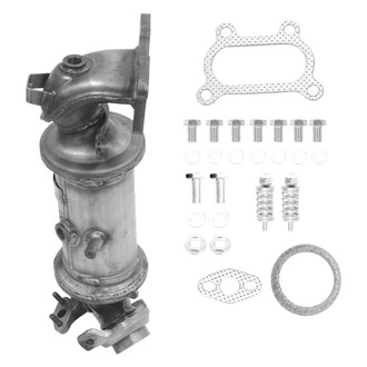 AP Exhaust® - Stainless Steel Direct Fit Exhaust Manifold with Integrated Catalytic Converter