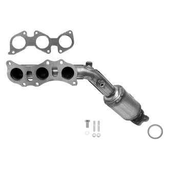 AP Exhaust® - Stainless Steel Direct Fit Exhaust Manifold with Integrated Catalytic Converter