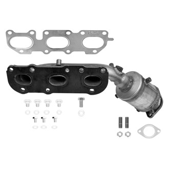 AP Exhaust® - Stainless Steel Direct Fit Exhaust Manifold with Integrated Catalytic Converter