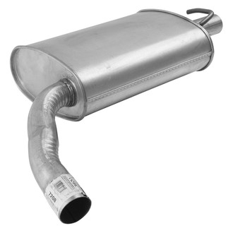 AP Exhaust® - Challenge Passenger Side Oval Exhaust Muffler Assembly