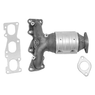 AP Exhaust® - Stainless Steel Direct Fit Exhaust Manifold with Integrated Catalytic Converter